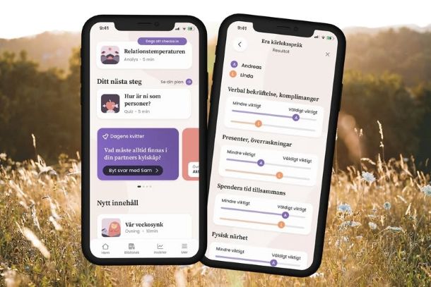 Familjestödsappen Birds.